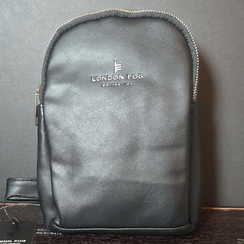 NWT London Fog Black Crossbody